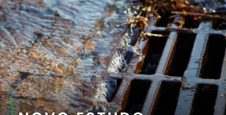 Capa-Estudo sobre o setor de drenagem e manejo de águas pluviais urbanas no Brasil